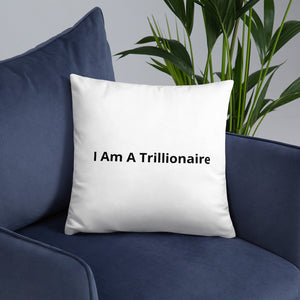I Am A Trillionaire Basic Pillow - Trillionaire